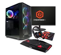CyberPowerPC Eurus AMD Ryzen 5 5600G 8GB RAM 500GB M.2 NVMe SSD + 23.8 Inch 100Hz 1ms Gaming Monitor