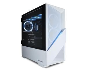 CyberPowerPC Luxe Gaming PC - Intel Core Ultra 7 265KF, Nvidia RTX 5060 Ti, 32GB RAM, 2TB NVMe SSD, 650W PSU, Windows 11, Liquid Cooling, Amethyst 360M Airflow White