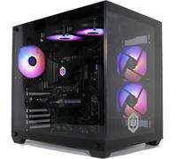 CyberPowerPC Luxe Gaming PC - Intel Core Ultra 9 285K, AMD RX 9070 XT, 32GB RAM, 2TB NVMe SSD, 750W PSU, Windows 11, Liquid Cooling, Ark