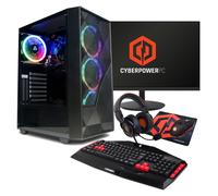 CyberPowerPC Ryzen 5 8GB 500GB AMD Radeon Gaming PC Bundle