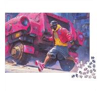 Cyberpunk 1000 Piece Jigsaw Puzzle For Adults Educational Games Stress Relief Puzzle Cultivate The Spirit of Teamwork for The Whole for Women, Gifts for Men 500pcs (52x38cm)