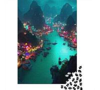Cyberpunk 1000 Piece Jigsaw Puzzle For Adults Educational Games Stress Relief Puzzle Cultivate The Spirit of Teamwork for The Whole for Women, Gifts for Men 500pcs (52x38cm)