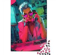 Cyberpunk 1000 Piece Jigsaw Puzzle For Adults Educational Games Stress Relief Puzzle Exercise The Memory of The Brain for Adults And Kids, Age 12 Years Up 500pcs (52x38cm)