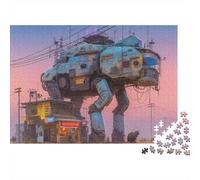 Cyberpunk 1000 Piece Jigsaw Puzzle For Adults Educational Games Stress Relief Puzzle Exercise The Memory of The Brain for Adults And Kids, Age 12 Years Up 500pcs (52x38cm)