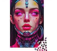 Cyberpunk 1000 Piece Jigsaw Puzzle For Adults Family Challenge Toys Stress Relief Puzzle Exercise The Memory of The Brain for Adults And Kids, Age 12 Years Up 500pcs (52x38cm)
