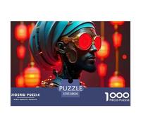 Cyberpunk 1000 Pieces Jigsaw Puzzles For Adults Family Challenge Toys Stress Relieving Entertainment Cultivate The Spirit of Teamwork for Men, Women, Elders, Seniors 38x26cm/1000pcs
