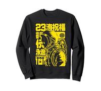 Cyberpunk Astronaut Japanese Streetwear & Sci-Fi Anime Sweatshirt