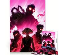 Cyberpunk Characters Poster Jigsaw Puzzle 1000 Piece for Teenagers Memory Build Vivid Color Playful Challenge Great Gift (38x52cm)