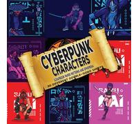 Cyberpunk Characters Scrapbook Paper - Pattern and Ephemera: Themed Decorative Paper for Cut Out and Collage (Junk Journals & Scrapbooking)