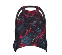 Cyberpunk Cityscape Lights Baby Car Seat Cover Soft Baby Nursing Cover Infant Carseat Stroller Cover for Girls and Boys