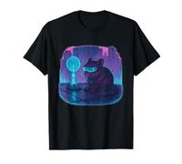Cyberpunk Degu Runner Future City T-Shirt