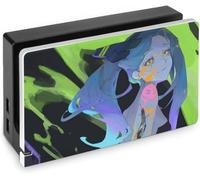 Cyberpunk EdgeRunners Rebecca Switch Dock Case, Switch Base Protective Shell, Popular Anime Switch Dock Cover, Game Console Storage, Drop Prevention, Shock Absorption, Scratch-Resistant,
