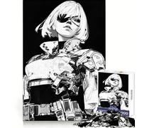 Cyberpunk Ghost Hot Sniper 1000 Piece Jigsaws for Teenagers Brain Calisthen Stress Less Pattern Assemble Home Art (38x52cm)