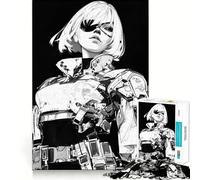 Cyberpunk Ghost Hot Sniper 1000 Piece Jigsaws for Teenagers Brain Calisthen Stress Less Pattern Assemble Home Art (38x52cm)