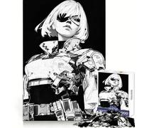 Cyberpunk Ghost Hot Sniper Jigsaw Puzzles 1000 Pieces Tension Relief Clear Hue Enjoyable Challenge Xmas Surprise (38x26cm)