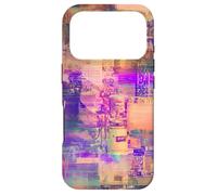 Cyberpunk Glitch Art Retro TV Static Aesthetic Case for iPhone 17 Pro