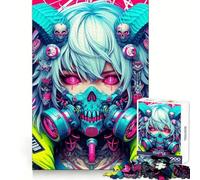 Cyberpunk Horned Vision Adults 1000 Piece Jigsaw Puzzle Unwind Game Clear Tone Enjoyable Challenge Unique Gift (38x26cm)