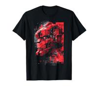 Cyberpunk Mecha War Machine with Skill sci-fi Cyber Warrior T-Shirt