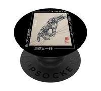 Cyberpunk Mechanical Hand Japanese - Vintage Style Graphic PopSockets Adhesive PopGrip