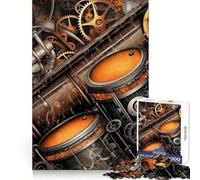 Cyberpunk Orchestra 1000 Pieces Jigsaw Puzzles for Adults Strong Logic Sharp Color Fun Challenge (38x52cm)