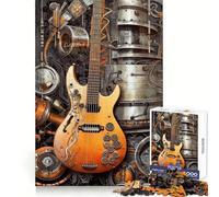 Cyberpunk Orchestra 1000 Pieces Jigsaw Puzzles for Adults Strong Logic Sharp Color Fun Challenge (50x75cm)