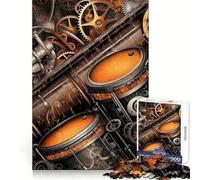 Cyberpunk Orchestra 1000 Pieces Puzzles for Adults Recall Enhancer Tight Cut Pattern Assemble Night Game (50x75cm)
