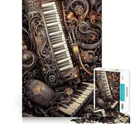 Cyberpunk Orchestra Jigsaw for Adults 1000 Pieces Unwind Game Rich Color Enjoyable Challenge Art Display (38x52cm)