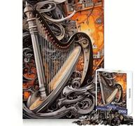 Cyberpunk Orchestra Jigsaw for Adults 1000 Pieces Unwind Game Rich Color Enjoyable Challenge Art Display (50x75cm)