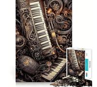 Cyberpunk Orchestra Jigsaw Puzzle 1000 Piece for Adults Logic Game Premium Print Hard Challenge (50x75cm)