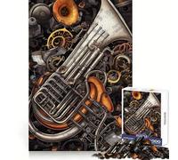 Cyberpunk Orchestra Jigsaw Puzzle 1000 Piece for Adults Logic Game Premium Print Hard Challenge (50x75cm)