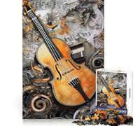 Cyberpunk Orchestra Jigsaw Puzzles for Teenagers 1000 Piece Brain Exercise DIY Fun Family Game Art Display (38x26cm)