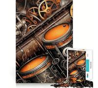 Cyberpunk Orchestra Jigsaw Puzzles for Teenagers 1000 Piece Logic Build Sharp Color Fun Hobby Art Work (38x26cm)