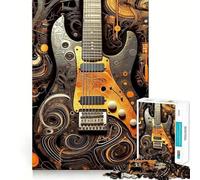 Cyberpunk Orchestra Teenagers 1000 Piece Jigsaw Puzzle Recall Enhancer Indoor Play Pattern Build Room Art (38x26cm)