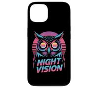 Cyberpunk Owl Night Vision Retro Synthwave Case for iPhone 13