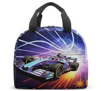 Cyberpunk Racing Car Insulated Lunch Bag, Futuristic Sci-Fi Thermal Box for Kids School Work, 23x13x21cm (17)