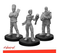 Cyberpunk RED Miniatures - Edgerunners H - Fixer, Media, Solo