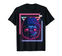 Cyberpunk Sloth Punker - Futuristic Cyber Punk T-Shirt