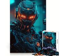 Cyberpunk Soldier 1000 Piece Jigsaws for Teenagers Sharp Logic Sharp Edge Family Activity (50x75cm)