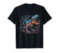 Cyberpunk T-Rex Dino Skeleton T-Shirt