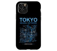 Cyberpunk Tokyo Railway Map Circuit Board - Order in Chaos Case for iPhone 11 Pro