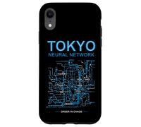 Cyberpunk Tokyo Railway Map Circuit Board - Order in Chaos Case for iPhone XR