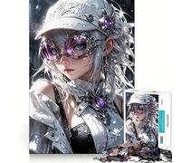Cyberpunk Visionary︰ The Mystic Engineer Teenagers Puzzles 1000 Piece Jigsaws Memory Boost Indoor Fun Pattern Assemble Home Accent (50x75cm)