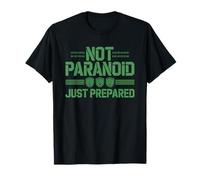 Cybersecurity Analyst Not Paranoid Just Prepared Information T-Shirt
