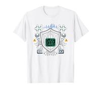 Cybersecurity Analyst Padlock Shield Graphic Identity T-Shirt