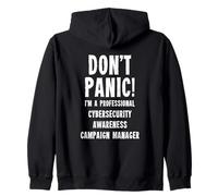 Cybersecurity Awareness Campaign Manager Zip Hoodie