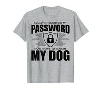 Cybersecurity Computer Security Cyber Security My Password T-Shirt, Men, Heather Grey, 4X-Large