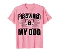 Cybersecurity Computer Security Cyber Security My Password T-Shirt, Men, Pink, Small