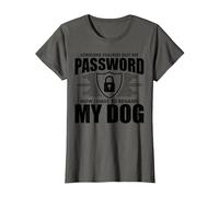 Cybersecurity Computer Security Cyber Security My Password T-Shirt, Women, Asphalt Grey, X-Small