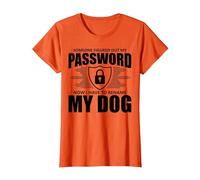 Cybersecurity Computer Security Cyber Security My Password T-Shirt, Women, Orange, Small