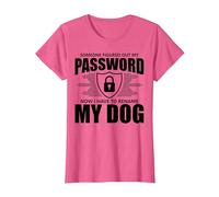 Cybersecurity Computer Security Cyber Security My Password T-Shirt, Women, Pink Heather, Small